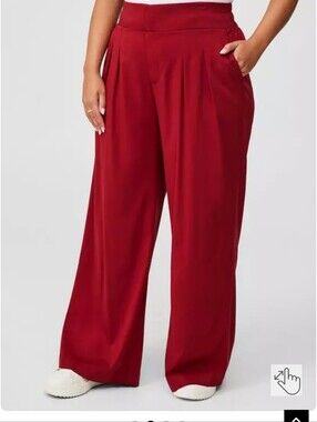 torrid Deep Red High-Waist Pants Size 14 R
